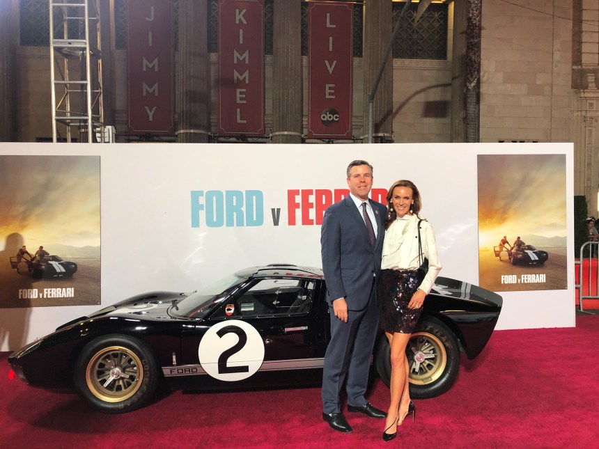 aaron and brooke shelby at Nov. 4 premiere in Hollywood